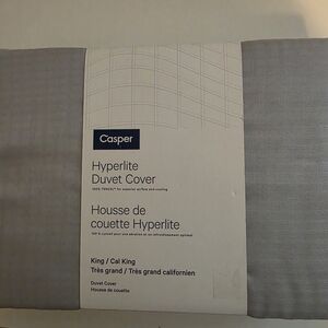 CASPER Hyperlite Tencel King Duvet Cover In Fog Blue